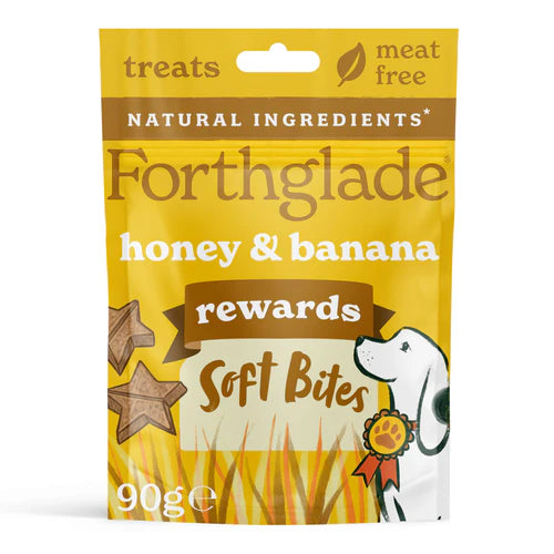 Forthglade reward soft bites honey & banana 90g