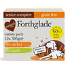 Forthglade grain free turkey & lamb senior 7 yrs + tray 12x395g