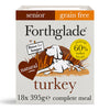 Forthglade grain free turkey/veg  senior 7 yrs + tray 395g