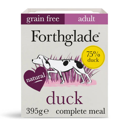 Forthglade grain free duck adult 1 yr + tray 395g