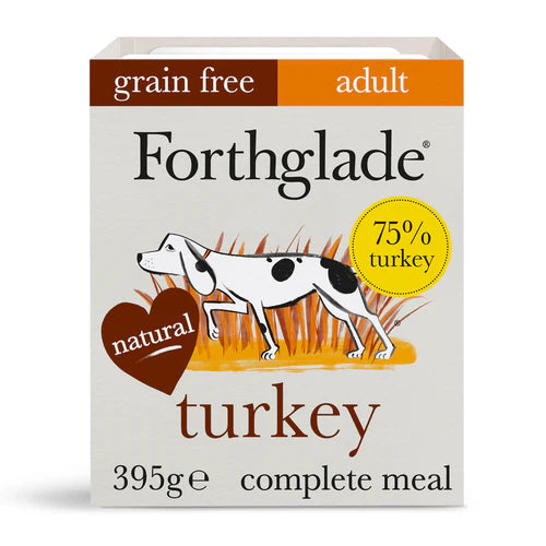 Forthglade turkey adult 1 yr + tray 395g