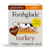 Forthglade turkey adult 1 yr + tray 395g