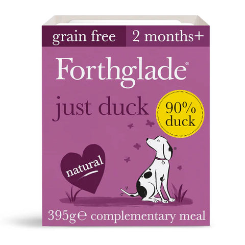 Forthglade just duck 2 months + tray 395g