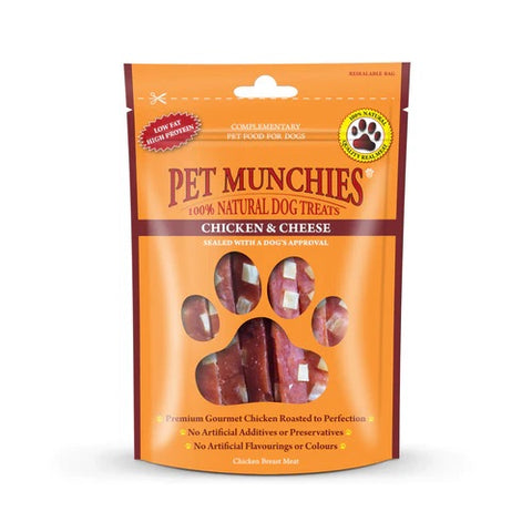 Pet Munchies chicken/cheese 100g