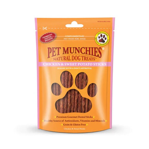 Pet Munchies chick/pot sticks 90g