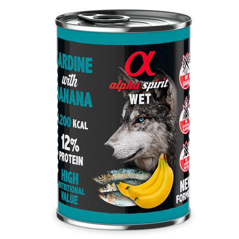 Alpha spirit sardine & banana tin 400g