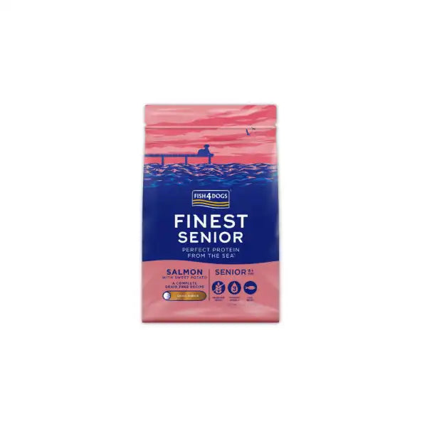 Fish4Dogs finest senior salmon/potato 1.5kg small kibble