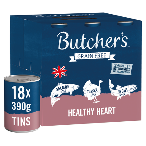 Butchers healthy heart 18 cans 7.02 kg