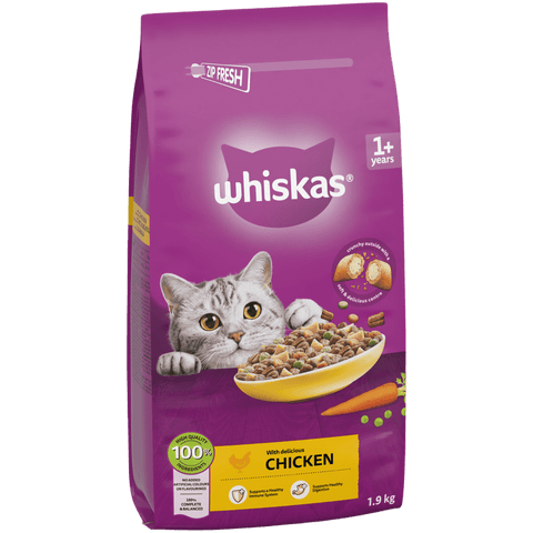 Whiskas 1+ Chicken 1.9kg