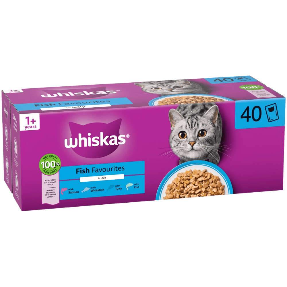 Whiskas fish favourites 40 x 85g