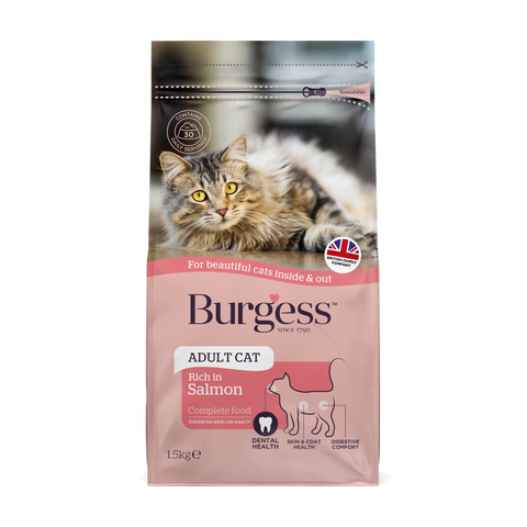 Burgess Adult Cat Salmon 1.5kg