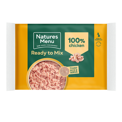 Natures menu ready to mix block chicken 400g