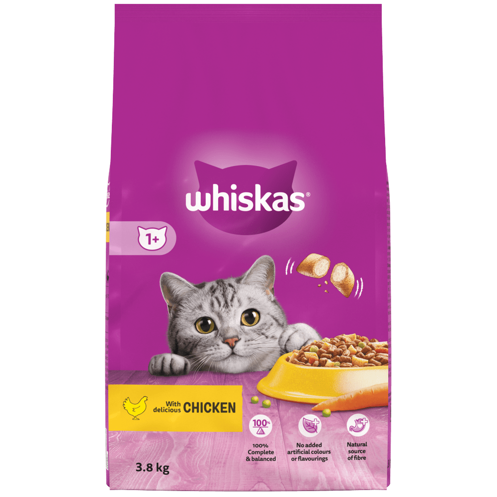 Whiskas chicken 1+ 3.8kg