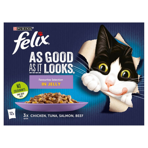 Felix as good as it looks favourites selection in jelly 1.02kg