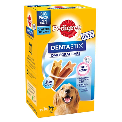 Pedigree dentastix large x21 810g