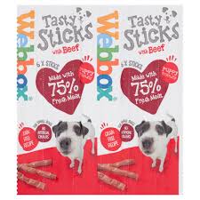 Webbox tasty sticks beef 30g