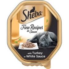 Sheba Fine Recipe Turkey in White Sauce 85g