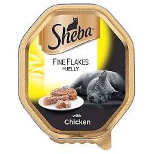 Sheba Fine Flakes with chicken in Jelly 85g