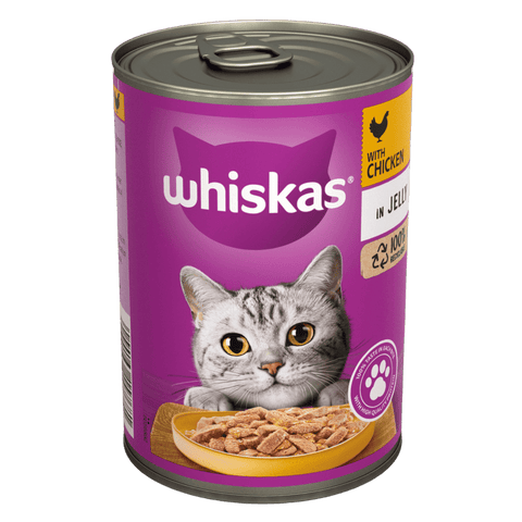 Whiskas chicken in jelly tin 400g