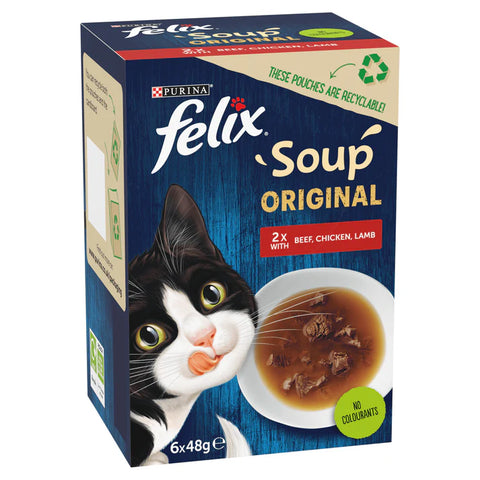 Felix soup original beef, chicken, lamb
