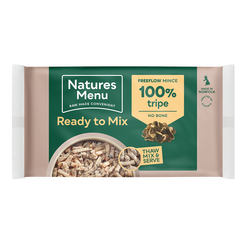 Natures menu ready to mix freeflow mince tripe 2kg