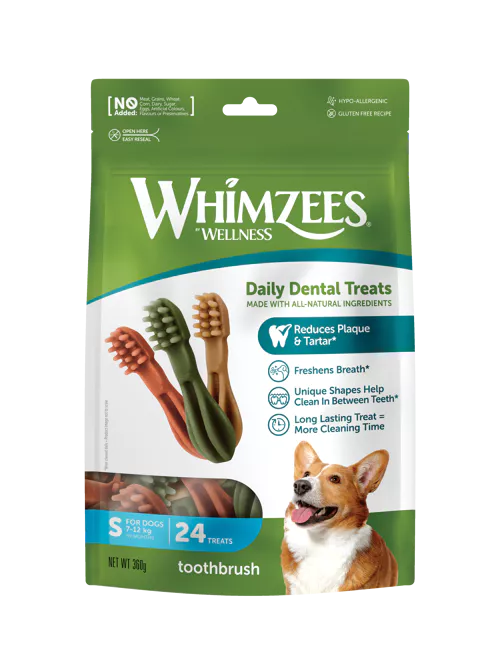 Whimzees Value Bag 24 S Toothbrush