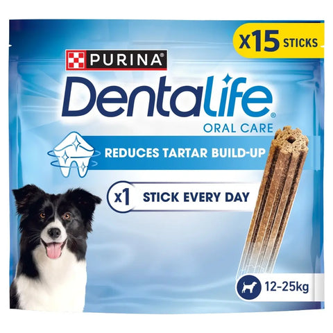 Purina dentalife sticks medium x15 345g