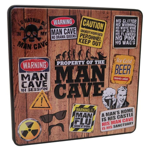 Man cave tin chocolate and clotted cream biscuits