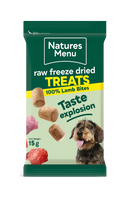 Natures menu treats beef bites 15g
