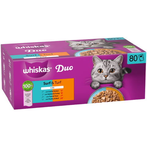 Whiskas duo surf & turf 80x85g