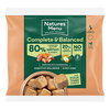 Natures menu complete & balanced 80% chicken & salmon frozen nuggets