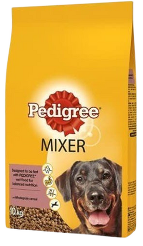 Pedigree Mixer w/wholegrain 10kg