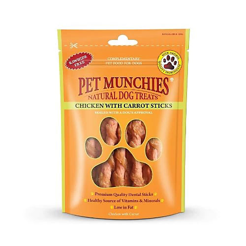 Pet Munchies chicken/carrot sticks 80g