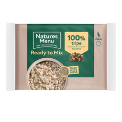 Natures menu ready to mix block tripe 400g