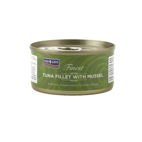 Fish4cats Tuna with Green Lip Mussel Can 70g